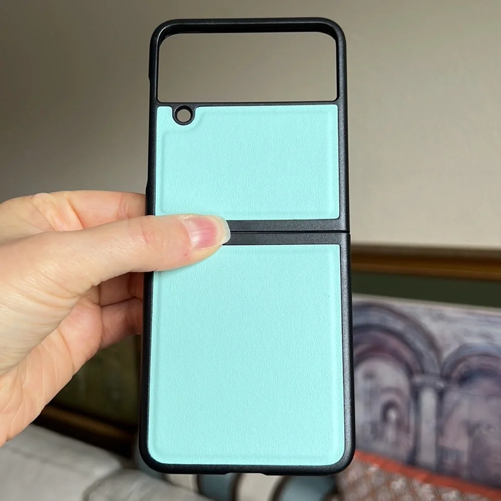For Samsung Galaxy z flip4 5G genuine leather phone case